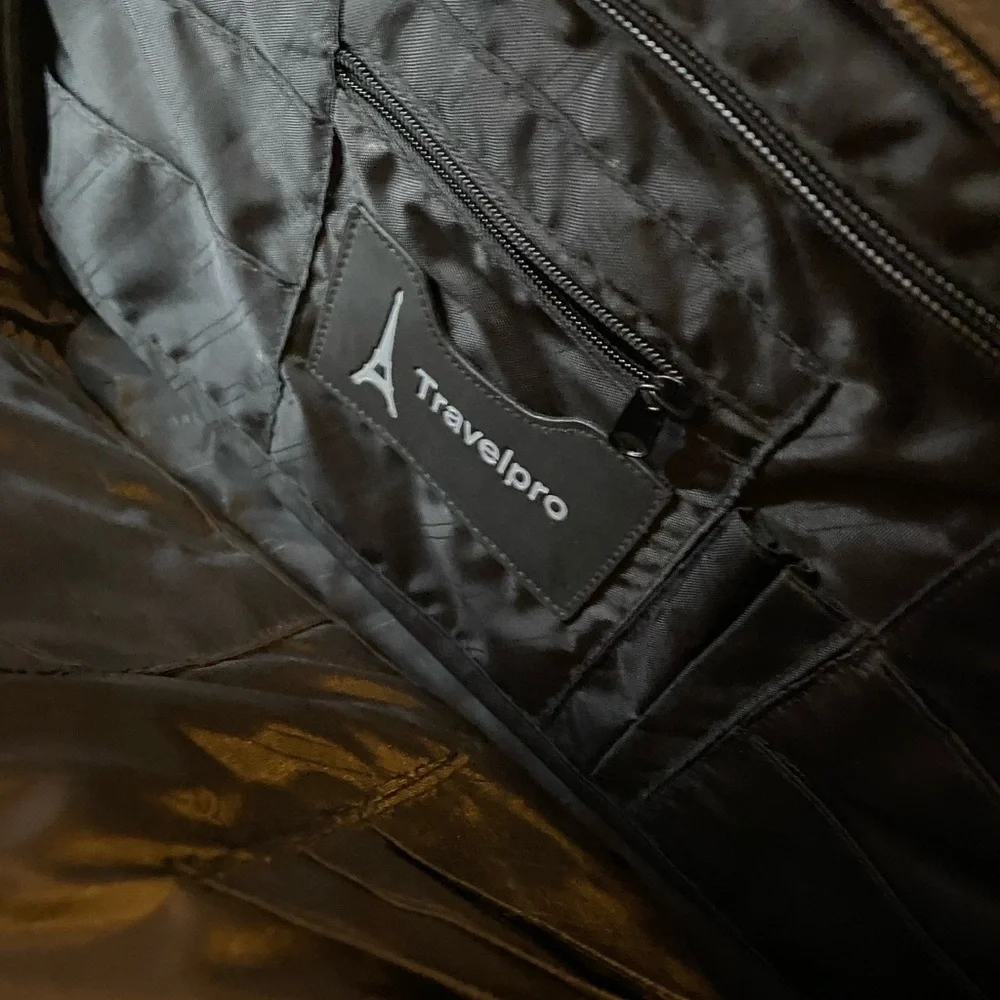 Men’s Black TravelPro Multifunctional Canvas Briefcase